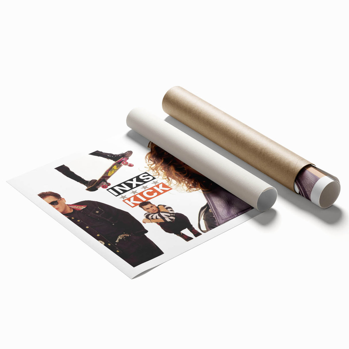 Retro INXS Kick Poster - Vintage Prints for Nostalgic Wall Art