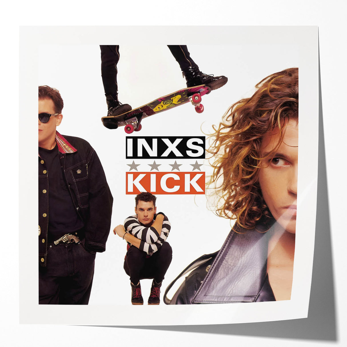 Retro INXS Kick Poster - Vintage Prints for Nostalgic Wall Art