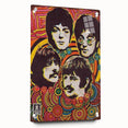 The Beatles Retro Poster Art – Psychedelic Music Wall Decor