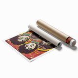 The Beatles Retro Poster Art – Psychedelic Music Wall Decor