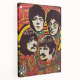 The Beatles Retro Poster Art – Psychedelic Music Wall Decor