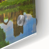 Retro Yorkshire Fountains Abbey Poster – Vintage Travel Print