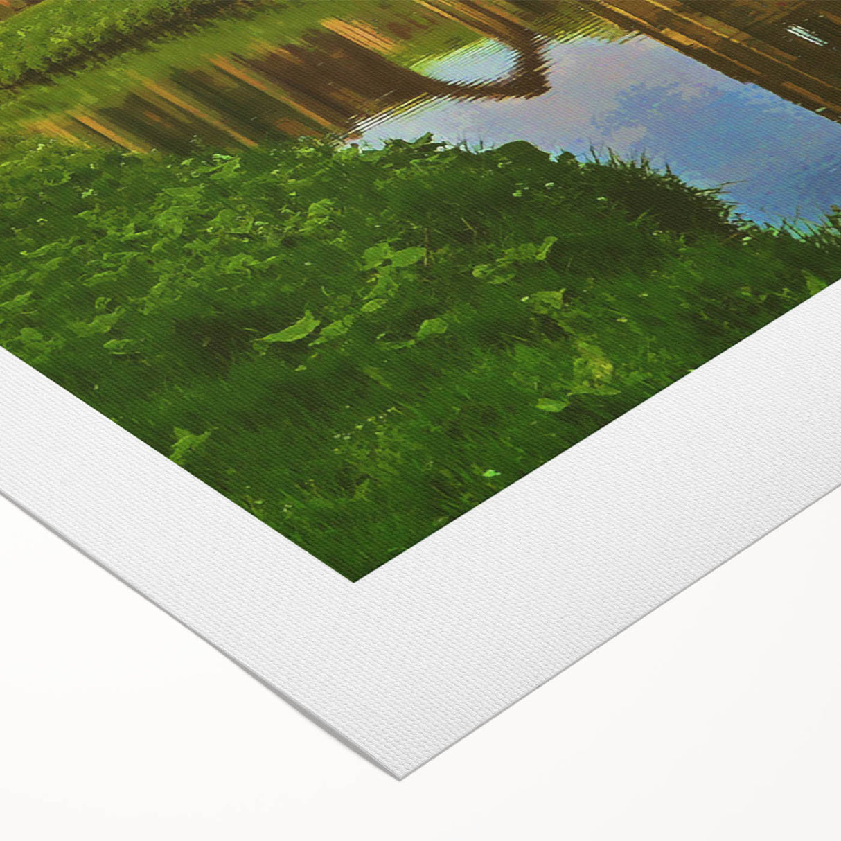 Retro Yorkshire Fountains Abbey Poster – Vintage Travel Print