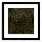 Realism Art Print - In the Garden at the Table by László Mednyánszky