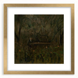 Realism Art Print - In the Garden at the Table by László Mednyánszky