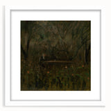 Realism Art Print - In the Garden at the Table by László Mednyánszky