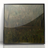 Realism Art Print - In the Garden at the Table by László Mednyánszky