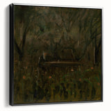 Realism Art Print - In the Garden at the Table by László Mednyánszky