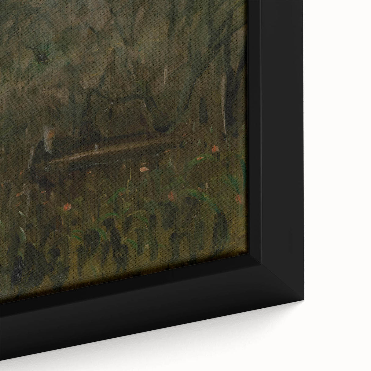 Realism Art Print - In the Garden at the Table by László Mednyánszky
