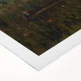 Realism Art Print - In the Garden at the Table by László Mednyánszky