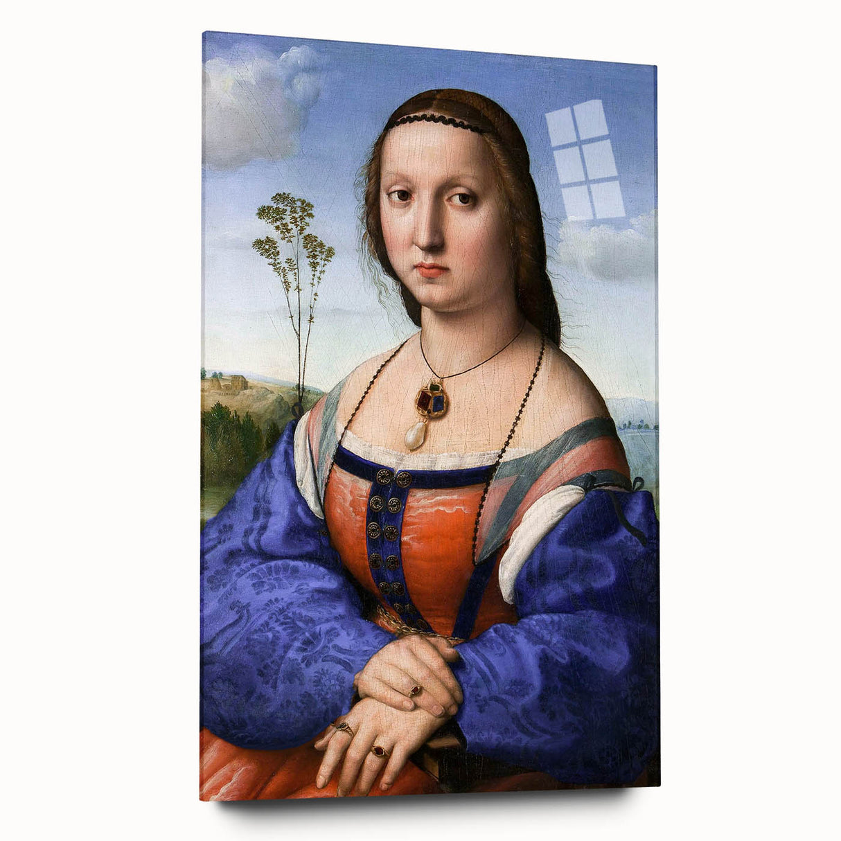 Renaissance Art Prints - Raphael’s Portrait of Maddalena Strozzi Doni