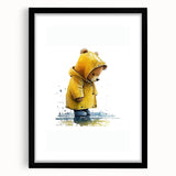 Rainy Day Teddy Boys Room Wall Art – Kids Wall Art Prints