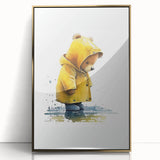 Rainy Day Teddy Boys Room Wall Art – Kids Wall Art Prints