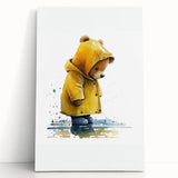 Rainy Day Teddy Boys Room Wall Art – Kids Wall Art Prints