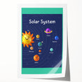 Solar System - Kids Educational Wall Art Space Learning Print
