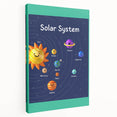 Solar System - Kids Educational Wall Art Space Learning Print