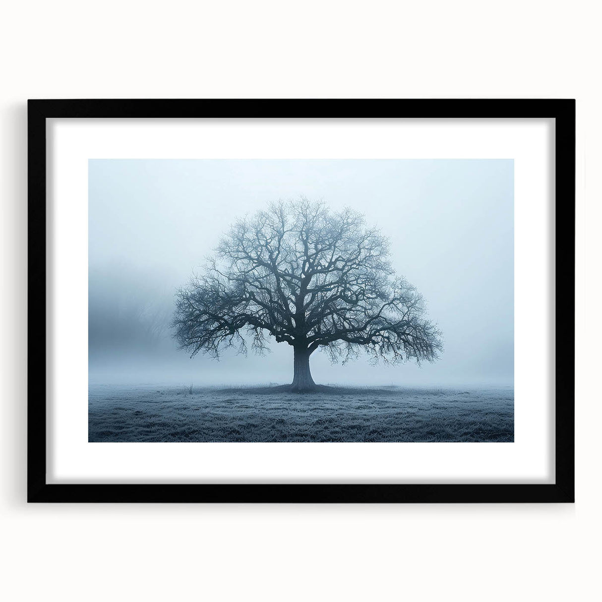 Extra large, textured abstract art print of a colorful European scenery in Latvia on a framed black canvas.