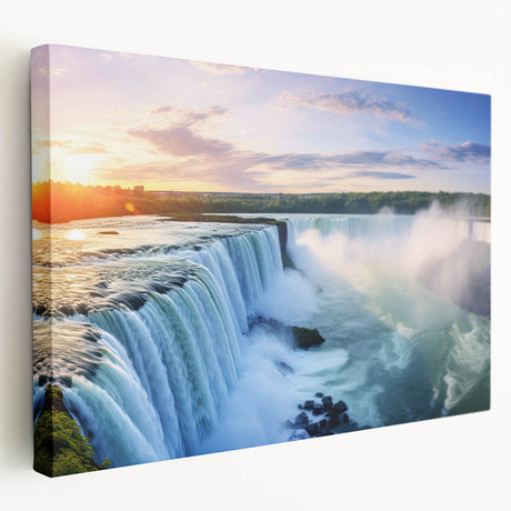 Large canvas print of a vibrant Brazilian landscape, suitable for kitchen wall art.