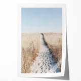Extra large rolled print featuring a summer floral design in vibrant colors, ideal for dining room wall art.