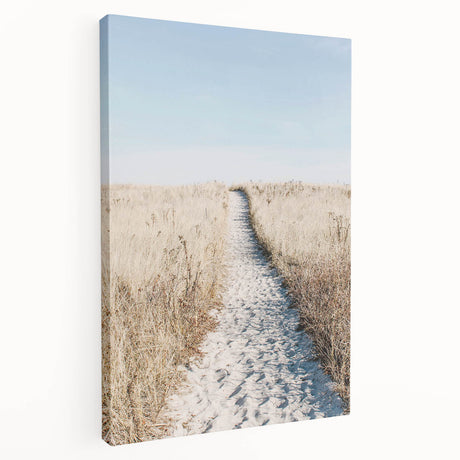 Large art depicting summer season in vibrant colors on stretched canvas, ideal for kitchen wall art.