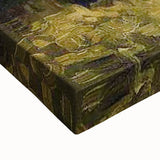 Large art featuring a black and white landscape painting on stretched canvas, ideal for bedroom wall decor.