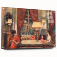 Modern Wall Art - Cozy Evening Interior Scene | Warm Nostalgic Decor