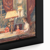 Modern Wall Art - Cozy Evening Interior Scene | Warm Nostalgic Decor