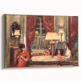 Modern Wall Art - Cozy Evening Interior Scene | Warm Nostalgic Decor
