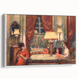 Modern Wall Art - Cozy Evening Interior Scene | Warm Nostalgic Decor