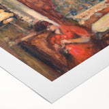 Modern Wall Art - Cozy Evening Interior Scene | Warm Nostalgic Decor