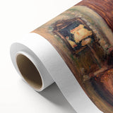 Modern Wall Art - Cozy Evening Interior Scene | Warm Nostalgic Decor