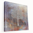 Gold and Brown Abstract Tree Wall Art - Large Canvas & Framed Print
