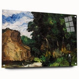 Impressionist Art – Peaceful River at Sunset with Vibrant Sky