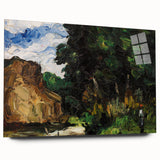 Impressionist Art – Peaceful River at Sunset with Vibrant Sky