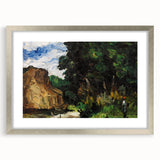 Impressionist Art – Peaceful River at Sunset with Vibrant Sky