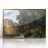 Impressionist Art – Peaceful River at Sunset with Vibrant Sky