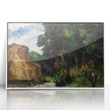 Impressionist Art – Peaceful River at Sunset with Vibrant Sky