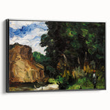 Impressionist Art – Peaceful River at Sunset with Vibrant Sky