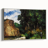 Impressionist Art – Peaceful River at Sunset with Vibrant Sky