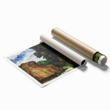 Impressionist Art – Peaceful River at Sunset with Vibrant Sky