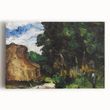 Impressionist Art – Peaceful River at Sunset with Vibrant Sky