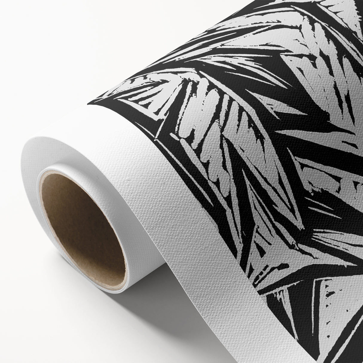 Modern Abstract Foxes Design | Contemporary Black and White Wall Art