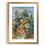 Impressionist Landscape Wall Art - Rocks and Trees - French Impressionism