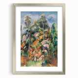 Impressionist Landscape Wall Art - Rocks and Trees - French Impressionism