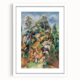 Impressionist Landscape Wall Art - Rocks and Trees - French Impressionism
