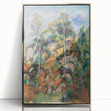 Impressionist Landscape Wall Art - Rocks and Trees - French Impressionism