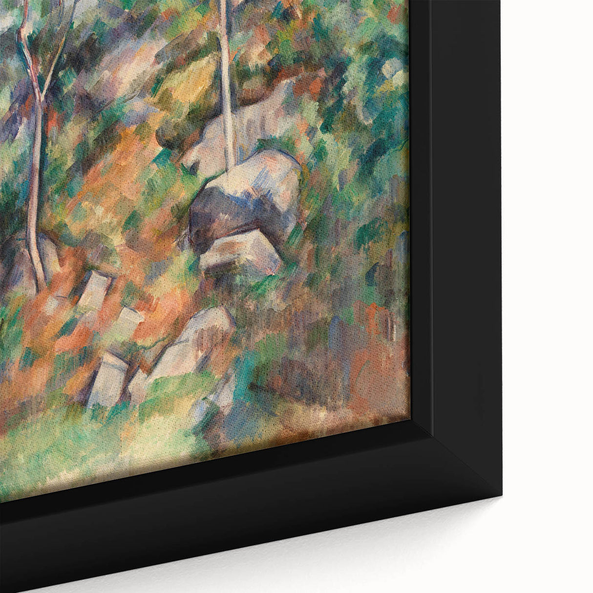 Impressionist Landscape Wall Art - Rocks and Trees - French Impressionism