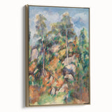 Impressionist Landscape Wall Art - Rocks and Trees - French Impressionism