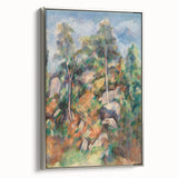 Impressionist Landscape Wall Art - Rocks and Trees - French Impressionism