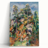 Impressionist Landscape Wall Art - Rocks and Trees - French Impressionism